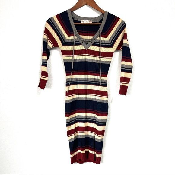 Pink Rose Sweater Dress Size Petite M - Picture 1 of 5